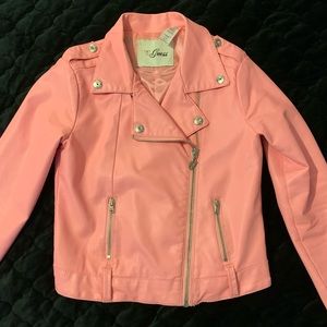 Pink Leather Jacket